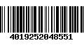 Código de Barras 4019252048551