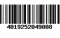 Código de Barras 4019252049008