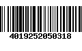 Código de Barras 4019252050318