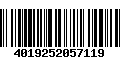 Código de Barras 4019252057119