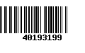 Código de Barras 40193199