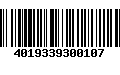 Código de Barras 4019339300107