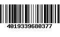 Código de Barras 4019339680377