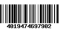 Código de Barras 4019474697902