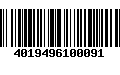 Código de Barras 4019496100091