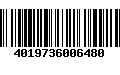 Código de Barras 4019736006480