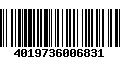 Código de Barras 4019736006831