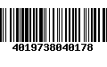 Código de Barras 4019738040178