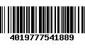 Código de Barras 4019777541889