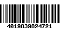 Código de Barras 4019839824721