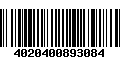 Código de Barras 4020400893084