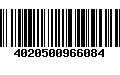 Código de Barras 4020500966084