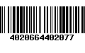 Código de Barras 4020664402077