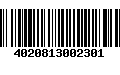 Código de Barras 4020813002301