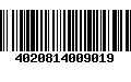 Código de Barras 4020814009019