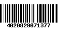 Código de Barras 4020829071377