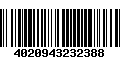 Código de Barras 4020943232388