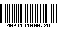 Código de Barras 4021111090328