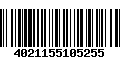 Código de Barras 4021155105255