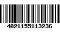 Código de Barras 4021155113236