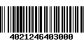 Código de Barras 4021246403000