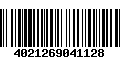 Código de Barras 4021269041128