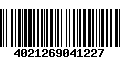 Código de Barras 4021269041227