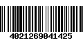 Código de Barras 4021269041425