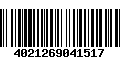 Código de Barras 4021269041517