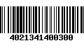 Código de Barras 4021341400300