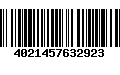 Código de Barras 4021457632923