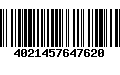 Código de Barras 4021457647620