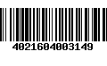 Código de Barras 4021604003149