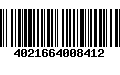 Código de Barras 4021664008412