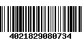 Código de Barras 4021829080734