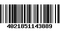 Código de Barras 4021851143889