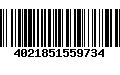 Código de Barras 4021851559734