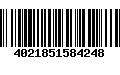 Código de Barras 4021851584248