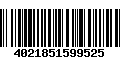 Código de Barras 4021851599525