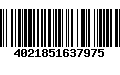 Código de Barras 4021851637975