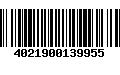 Código de Barras 4021900139955