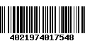 Código de Barras 4021974017548