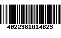 Código de Barras 4022381014823