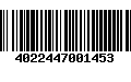 Código de Barras 4022447001453