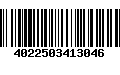 Código de Barras 4022503413046