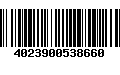 Código de Barras 4023900538660