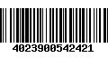 Código de Barras 4023900542421