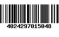 Código de Barras 4024297015048