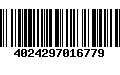 Código de Barras 4024297016779