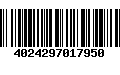 Código de Barras 4024297017950